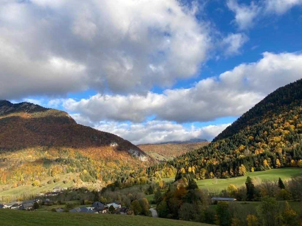 La Ferme De La Mense Hotel Aillon-le-Jeune Kültér fotó